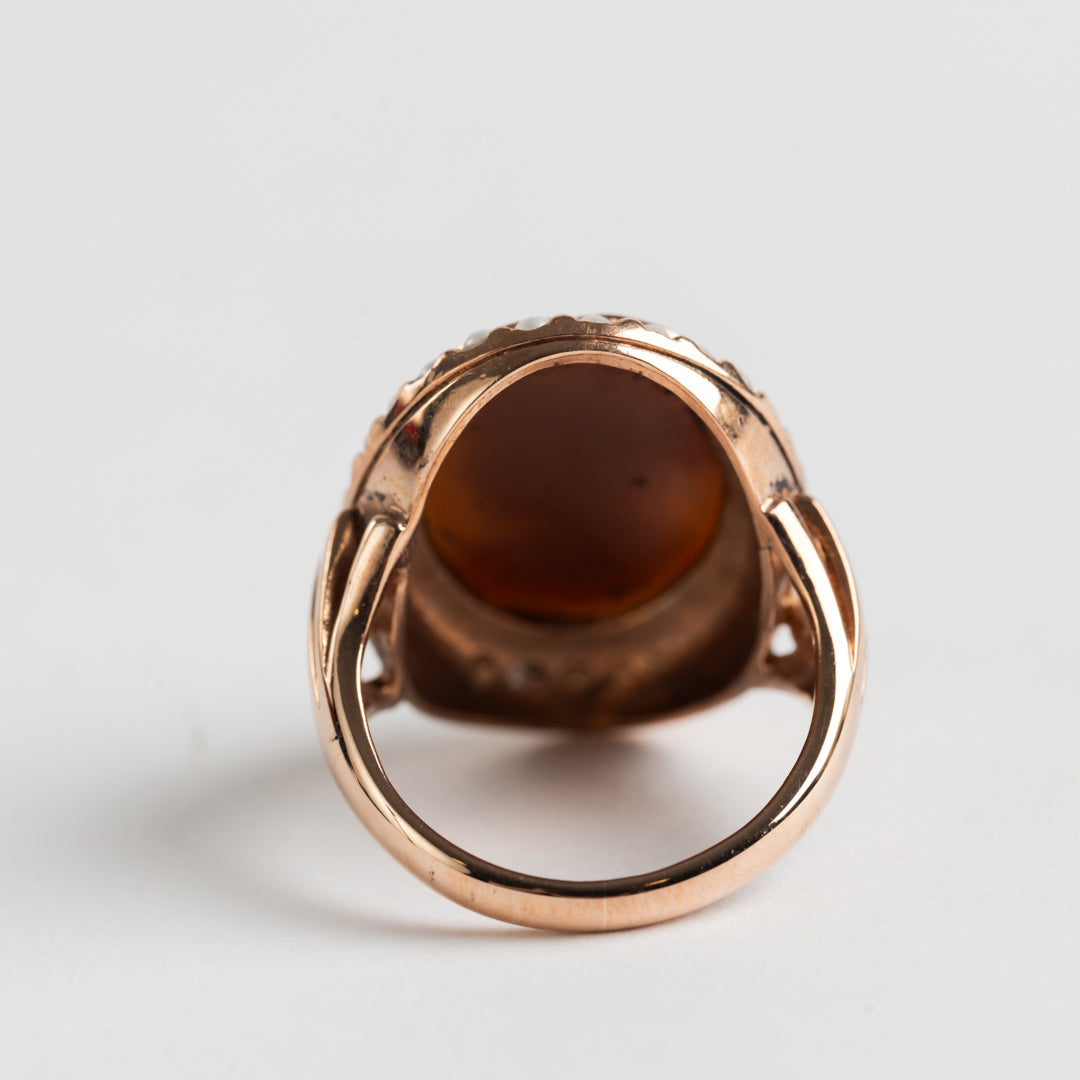 9ct Rose Gold Cameo Ring