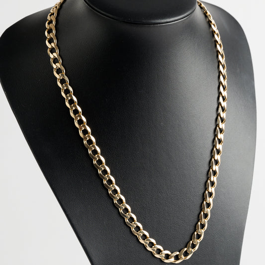 9ct Yellow Gold Curb Chain