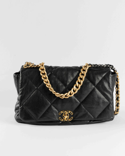 Chanel 19 Jumbo - Black