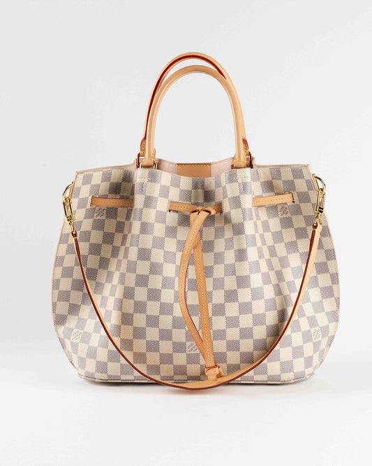 Louis Vuitton Girolata Damier Azur Tote Bag