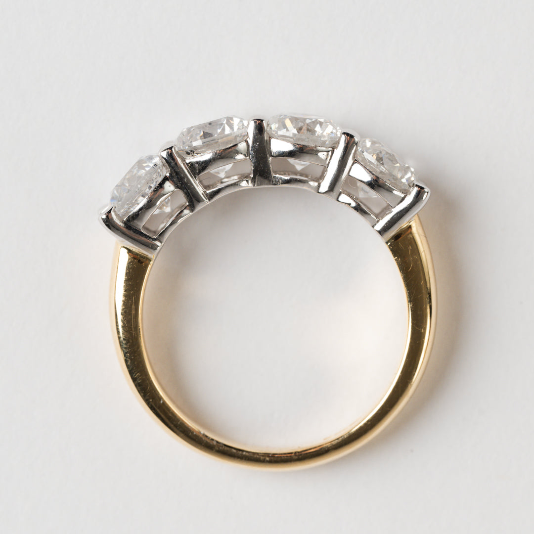 2.90ct Four Stone Diamond Ring