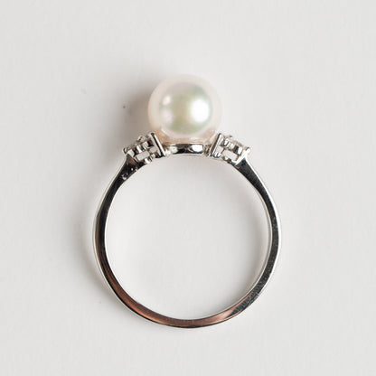 Pearl and Diamond ring