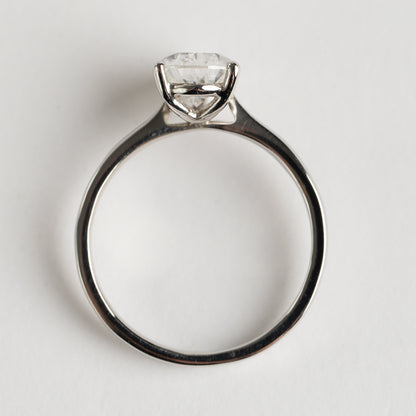 Pear Shape Diamond Solitaire ring