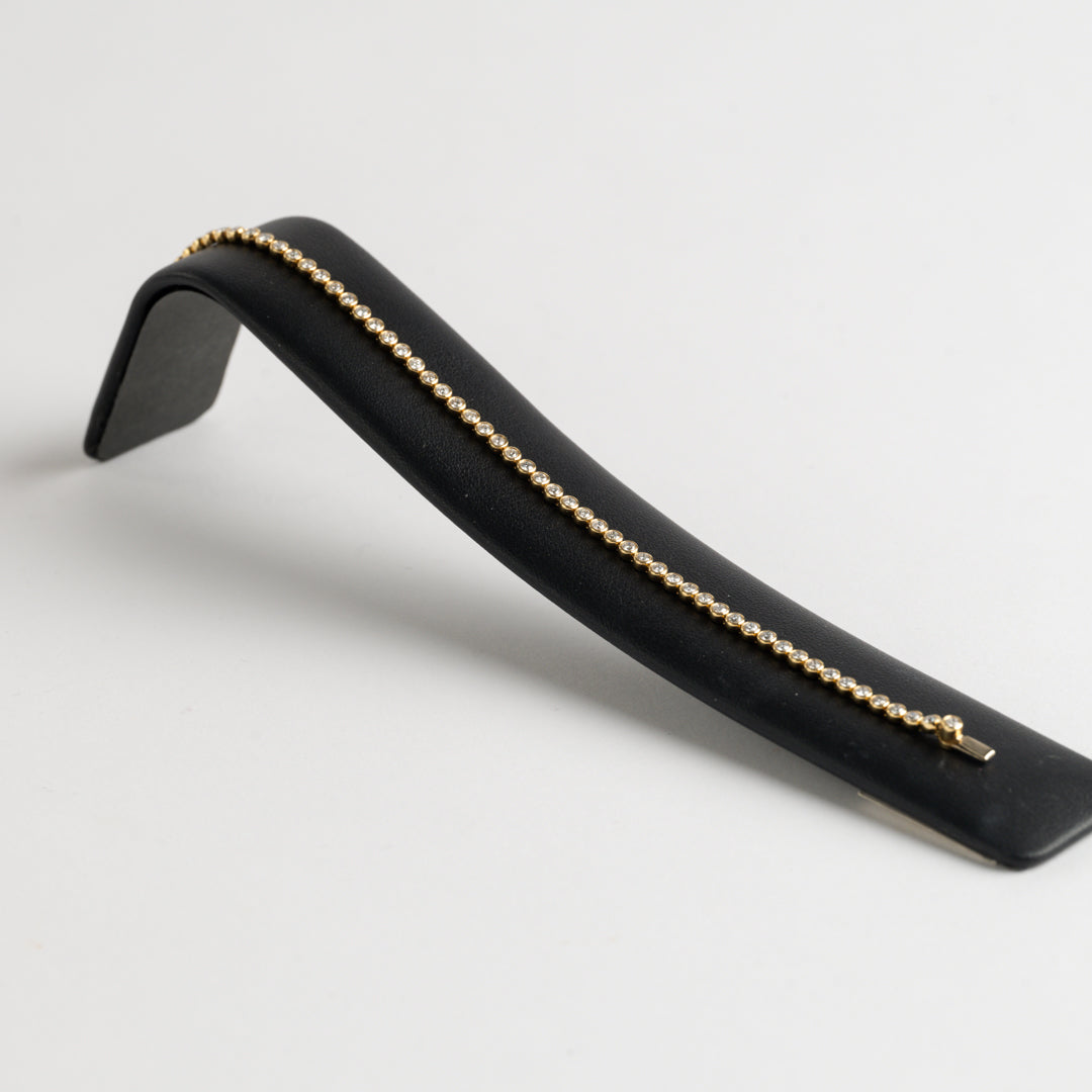 18ct Yellow Gold Diamond Bracelet