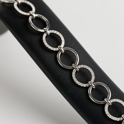 18ct White Gold Daimond Bracelet