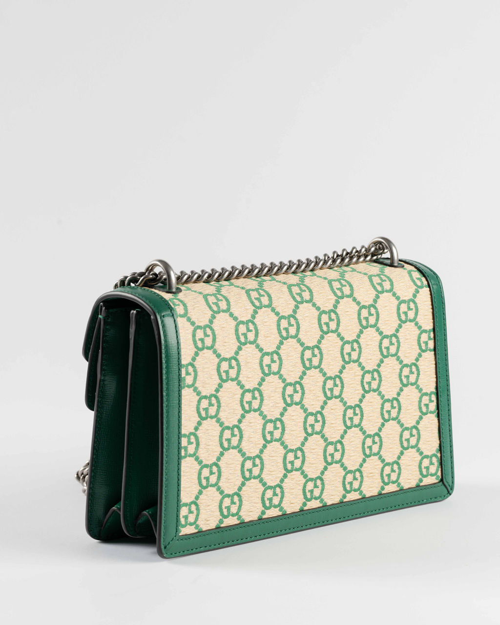 Gucci Dionysus Straw GG Shoulder Bag