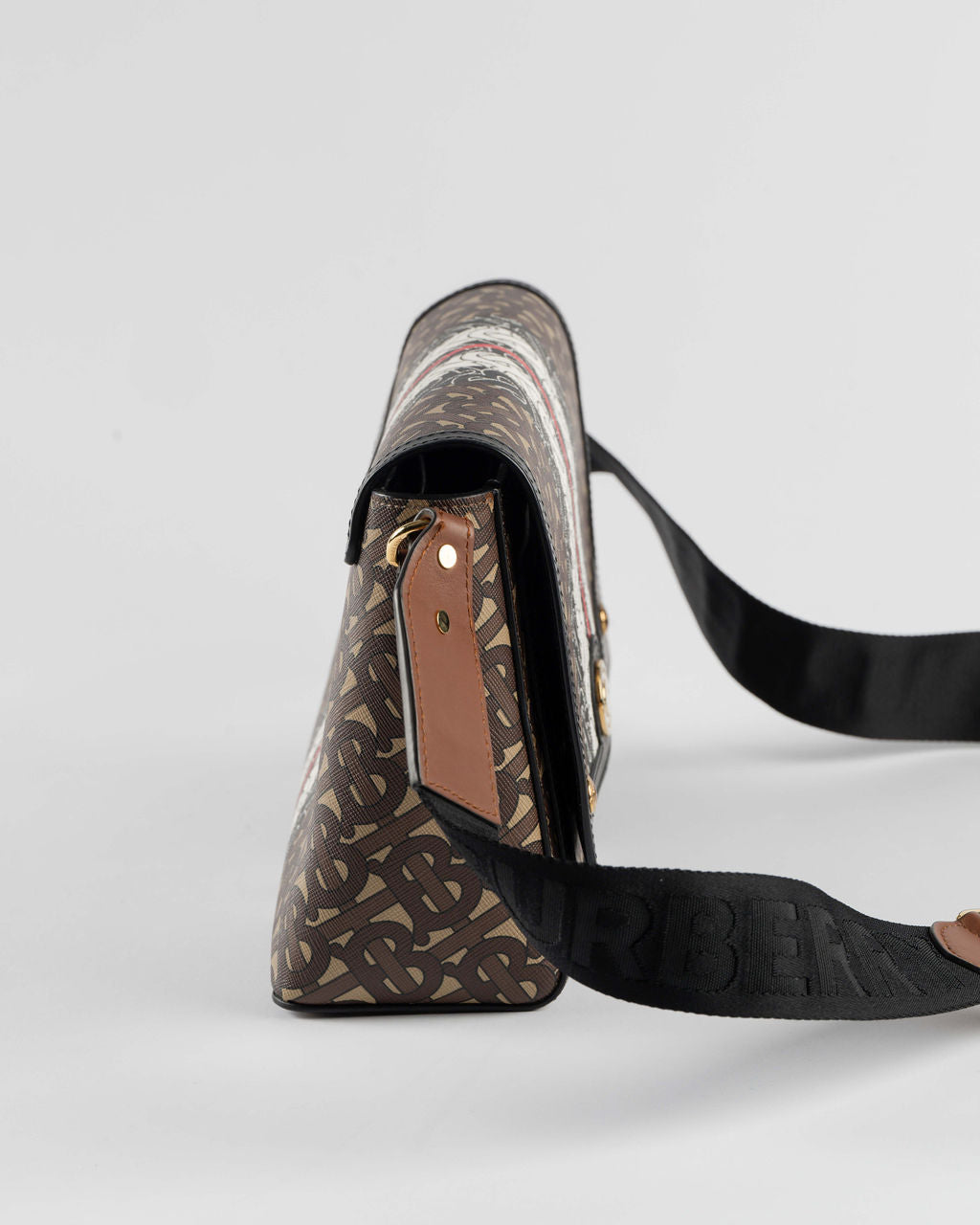 Burberry Note TB Monogram Crossbody Bag